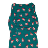BODEN Womens Day Dress Green Viscose Floral Knee Length UK 16
