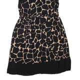 HOBBS LONDON Womens Shirt Dress Black Spotted Sleeveless Knee Length XL