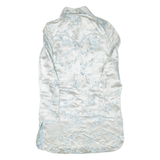 Womens Shirt Dress Grey Floral Long Sleeve Knee Length L