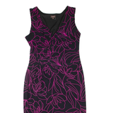 PHASE EIGHT Womens Day Dress Pink Viscose Floral Sleeveless Knee Length M