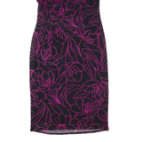PHASE EIGHT Womens Day Dress Pink Viscose Floral Sleeveless Knee Length M