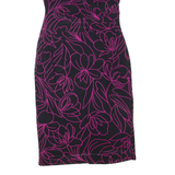 PHASE EIGHT Womens Day Dress Pink Viscose Floral Sleeveless Knee Length M