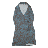 BODEN Womens Wrap Dress Blue Viscose Long Sleeve Midi UK 14