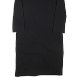REISS Womens Pencil Dress Black Long Sleeve Knee Length UK 6