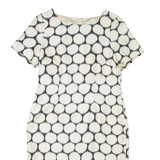 JACQUES VERT Womens Pencil Dress Beige Spotted Short Sleeve Knee Length XL