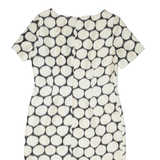 JACQUES VERT Womens Pencil Dress Beige Spotted Short Sleeve Knee Length XL