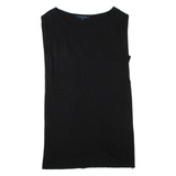 FRENCH CONNECTION Womens Shift Dress Black Sleeveless Knee Length UK 14
