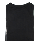 FRENCH CONNECTION Womens Shift Dress Black Sleeveless Knee Length UK 14