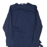 ZARA Womens Day Dress Blue Long Sleeve Knee Length S