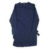 ZARA Womens Day Dress Blue Long Sleeve Knee Length S