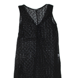 CKONTOVA Womens Shift Dress Black Sleeveless Midi L