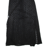 CKONTOVA Womens Shift Dress Black Sleeveless Midi L