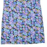 Womens Shift Dress Blue Floral Short Sleeve Knee Length XL