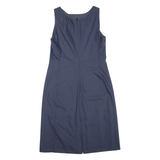 EMPORIO ARMANI Womens Pencil Dress Grey Sleeveless Knee Length S