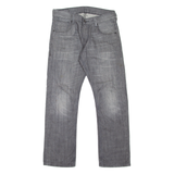 LEVI'S 514 Jeans Mens Grey Slim Straight Stone Wash W30 L30