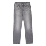 LEVI'S 514 Jeans Mens Grey Slim Straight Stone Wash W31 L32