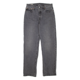 LEVI'S 501 Jeans Womens Grey Regular Straight W27 L32