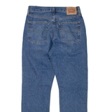 LEVI'S 501 Jeans Distressed Womens Blue Regular Straight W27 L30