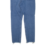 LEVI'S 501 Jeans Distressed Womens Blue Regular Straight W30 L28