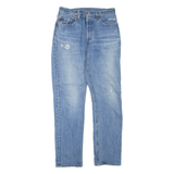 LEVI'S 501 Jeans Womens Blue Regular Straight Stone Wash W27 L30