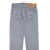 LEVI'S 501 Jeans Womens Grey Regular Straight W32 L32