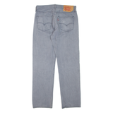 LEVI'S 501 Jeans Womens Grey Regular Straight W32 L32