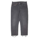 LEVI'S 501 Jeans Mens Grey Regular Straight W31 L25