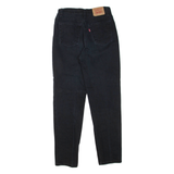 LEVI'S 512 Jeans Womens Black Slim Tapered W26 L30