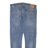 LEVI'S 516 Jeans Mens Blue Regular Straight Stone Wash W38 L32