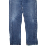 LEVI'S 505 Jeans Mens Blue Regular Straight Stone Wash W34 L32