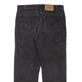 LEVI'S 505 Jeans Mens Black Regular Straight W36 L32