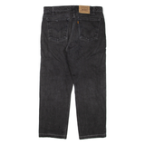 LEVI'S 505 Jeans Mens Black Regular Straight W36 L32