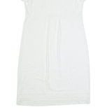 BODEN Womens Day Dress White Short Sleeve Knee Length UK 12