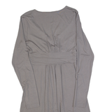 THE WHITE COMPANY Womens Skater Dress Grey Long Sleeve Knee Length M