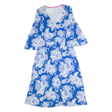 BODEN Womens A-Line Dress Blue Paisley Knee Length UK 12