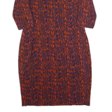 WHISTLES Womens Pencil Dress Red Silk Knee Length UK 14