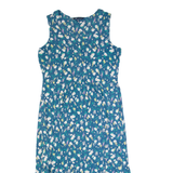 CREW CLOTHING Womens Maxi Dress Blue Floral Sleeveless Long UK 12
