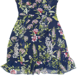 TOMMY HILFIGER Womens Day Dress Blue Floral Sleeveless Knee Length UK 10