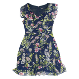 TOMMY HILFIGER Womens Day Dress Blue Floral Sleeveless Knee Length UK 10