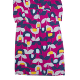 WHITE STUFF Womens Fit & Flare Dress Pink Floral Knee Length UK 6