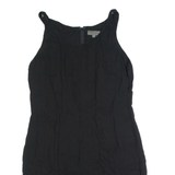 JIGSAW Womens Shift Dress Black Sleeveless Short M