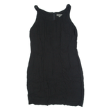 JIGSAW Womens Shift Dress Black Sleeveless Short M