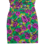 HOBBS LONDON Womens Pencil Dress Green Floral Sleeveless Knee Length UK 12