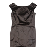 COAST Womens Pencil Dress Brown Sleeveless Midi UK 12