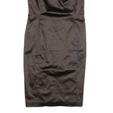 COAST Womens Pencil Dress Brown Sleeveless Midi UK 12
