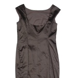 COAST Womens Pencil Dress Brown Sleeveless Midi UK 12