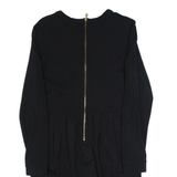 WHISTLES Womens Pencil Dress Black Long Sleeve Knee Length UK 10
