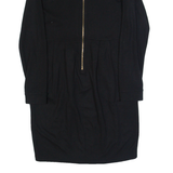 WHISTLES Womens Pencil Dress Black Long Sleeve Knee Length UK 10