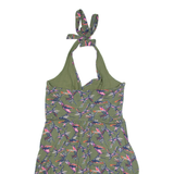 BODEN Womens Fit & Flare Dress Green Sleeveless Knee Length UK 14