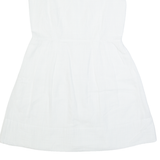 GAP Womens Fit & Flare Dress White Sleeveless Knee Length UK 8